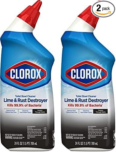 Clorox Toilet Bowl Cleaner Lime & Rust Destroyer 24 Ounces