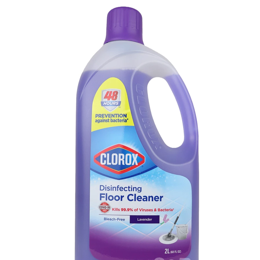 CLOROX DISINFECTING FLOOR CLEANER BLEACH FREE LAVENDER 2L