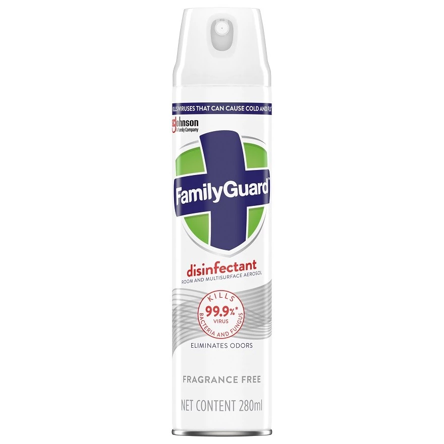 FAMILY GUARD FamilyGuard Disinfectant Spray Frag Free 280ml
